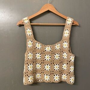 Altar’d State Crochet flower top